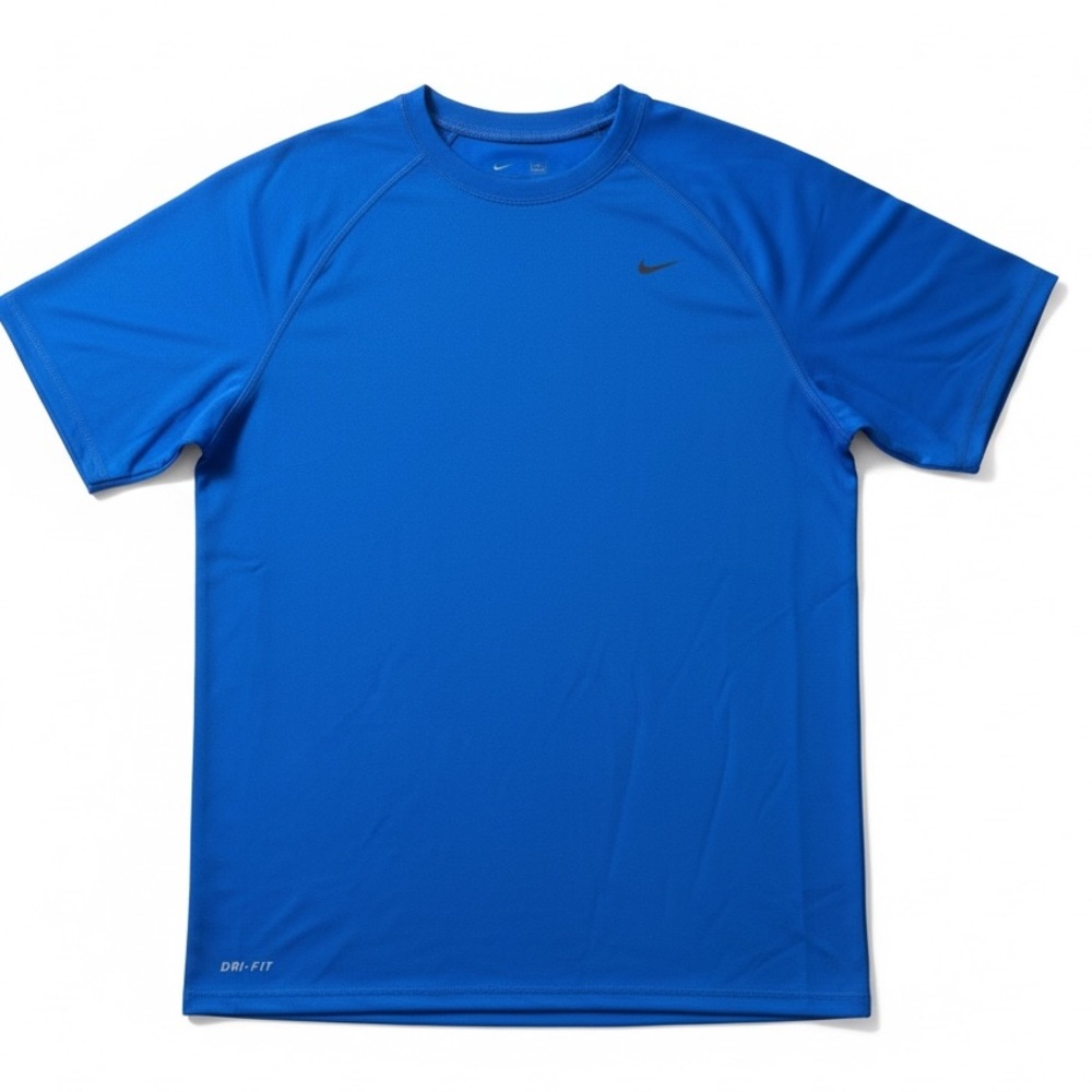 Men’s Nike‎ Dri-Fit Shirt M Medium Bright Blue Short Sleeve Crew